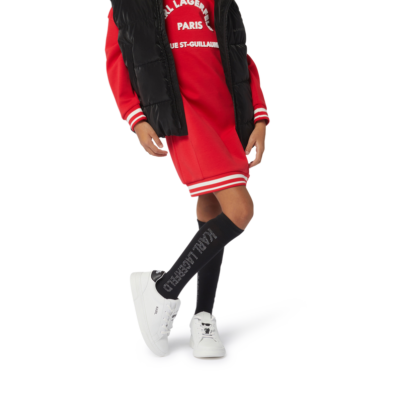 Sapatilhas em pele KARL LAGERFELD KIDS 
                        BOY