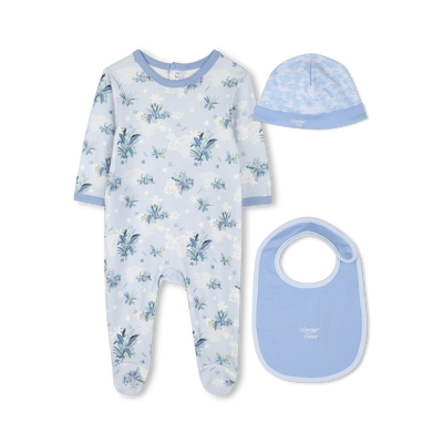 Pijama, babete e gorro algod&atilde;o KENZO KIDS BOY