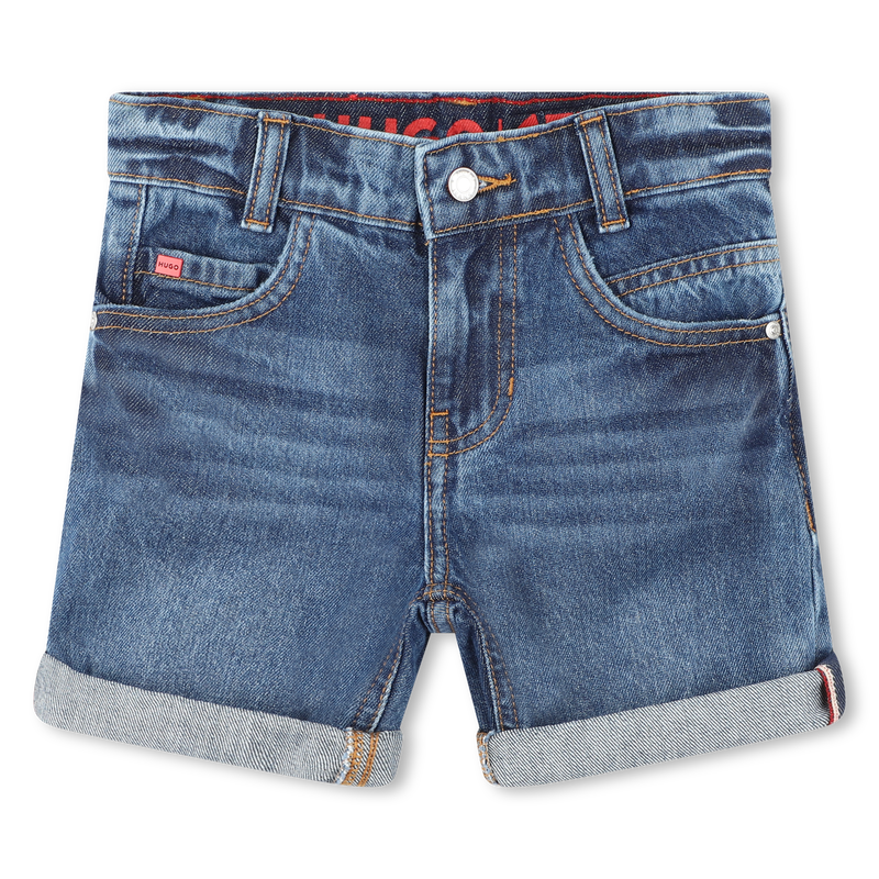 Bermudas de ganga com 5 bolsos HUGO 
                    BOY