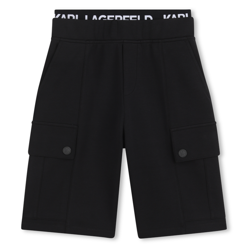 CAL&Ccedil;&Otilde;ES BERMUDAS DE CINTURA EL&Aacute;STICA KARL LAGERFELD KIDS 
                        BOY