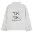 Casaco jeans zip-up KARL LAGERFELD KIDS 
                    BOY