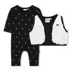 Conjunto de macac&atilde;o e cardig&atilde; BOSS 
                    BOY