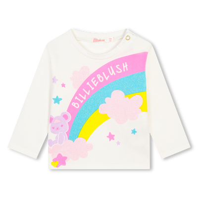 T-shirt algod&atilde;o manga comprida BILLIEBLUSH GIRL