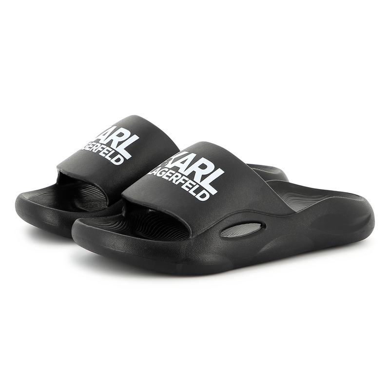 Sliders with logo KARL LAGERFELD KIDS 
                    BOY