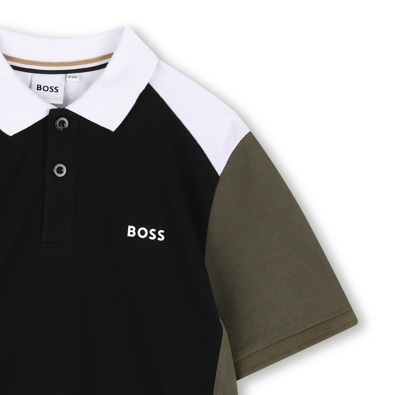 Polo de manga curta BOSS 
                        MENINO