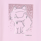 Vestido de manga curta KARL LAGERFELD KIDS 
                    GIRL