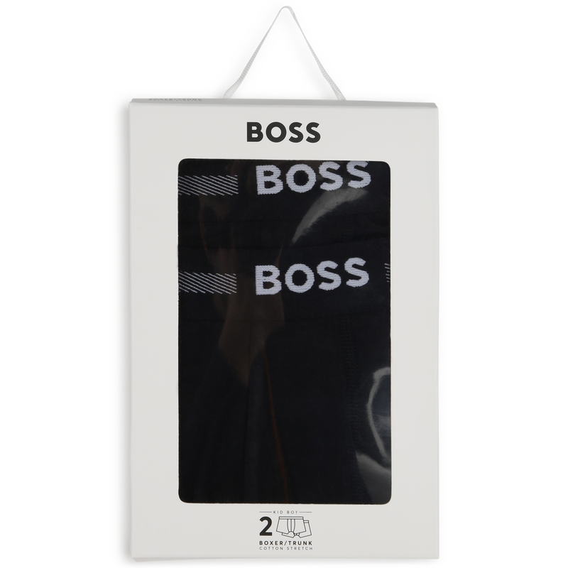 Lote de 2 boxers em algod&atilde;o BOSS 
                        BOY