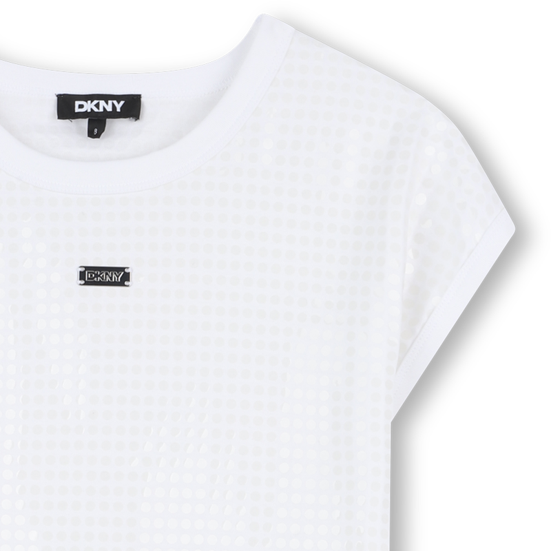 Vestido com lantejoulas DKNY 
                        GIRL