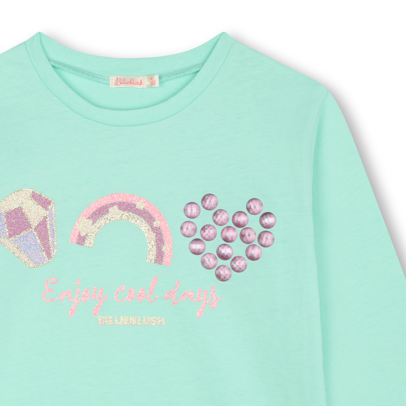 Sparkly Cotton T-Shirt BILLIEBLUSH 
                    GIRL