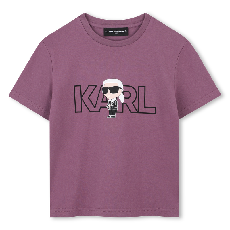 T-shirt de manga curta KARL LAGERFELD KIDS 
                        BOY