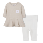 Conjunto de vestido e leggings BOSS 
                    GIRL