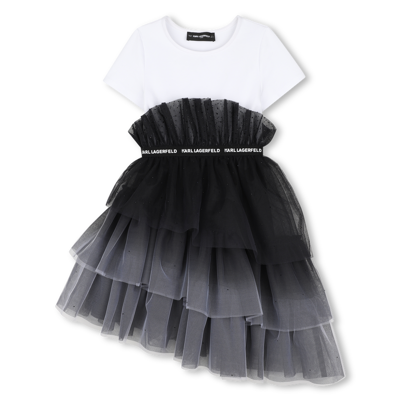 Vestido de cerim&ocirc;nia KARL LAGERFELD KIDS 
                        GIRL