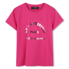 T-shirt de manga curta KARL LAGERFELD KIDS 
                    GIRL