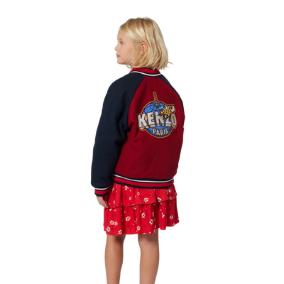 Jaqueta bomber com fecho de pressão KENZO KIDS UNISEX