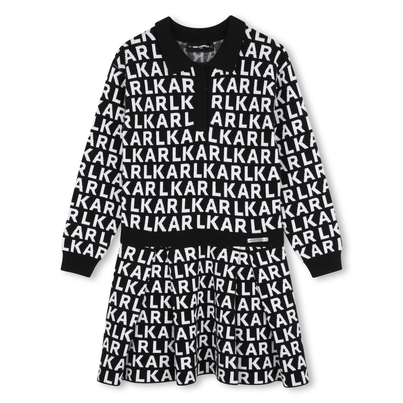 Vestido polo KARL LAGERFELD KIDS 
                        GIRL