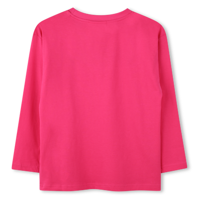 T-shirt estampada com log&oacute;tipo HUGO GIRL