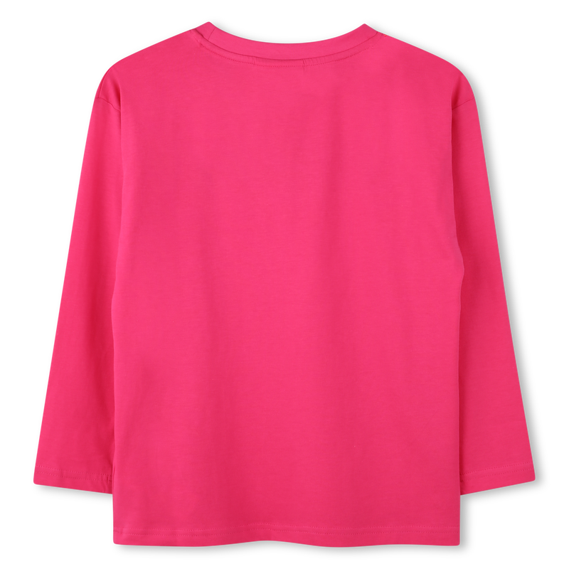 T-shirt estampada com log&oacute;tipo HUGO 
                        GIRL