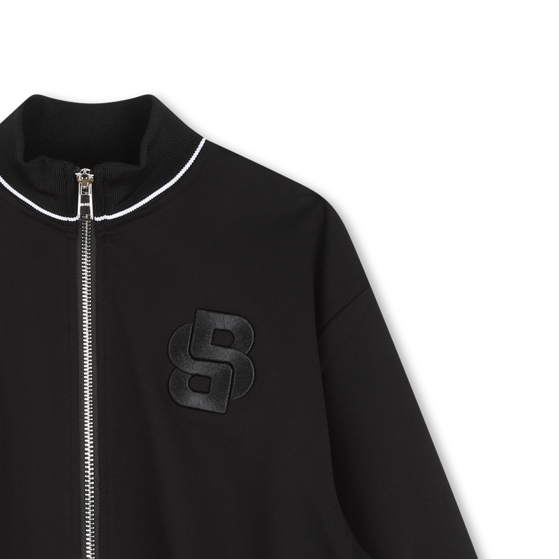 Cardig&atilde; bordado listrado BOSS 
                        GIRL