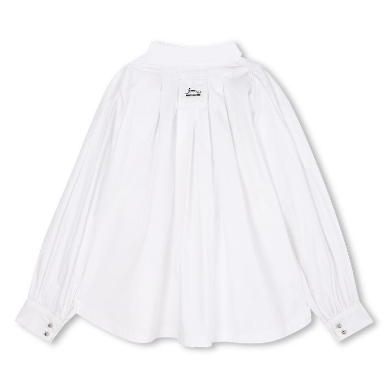 Camisa de popelina de algodão LANVIN 
                    GIRL