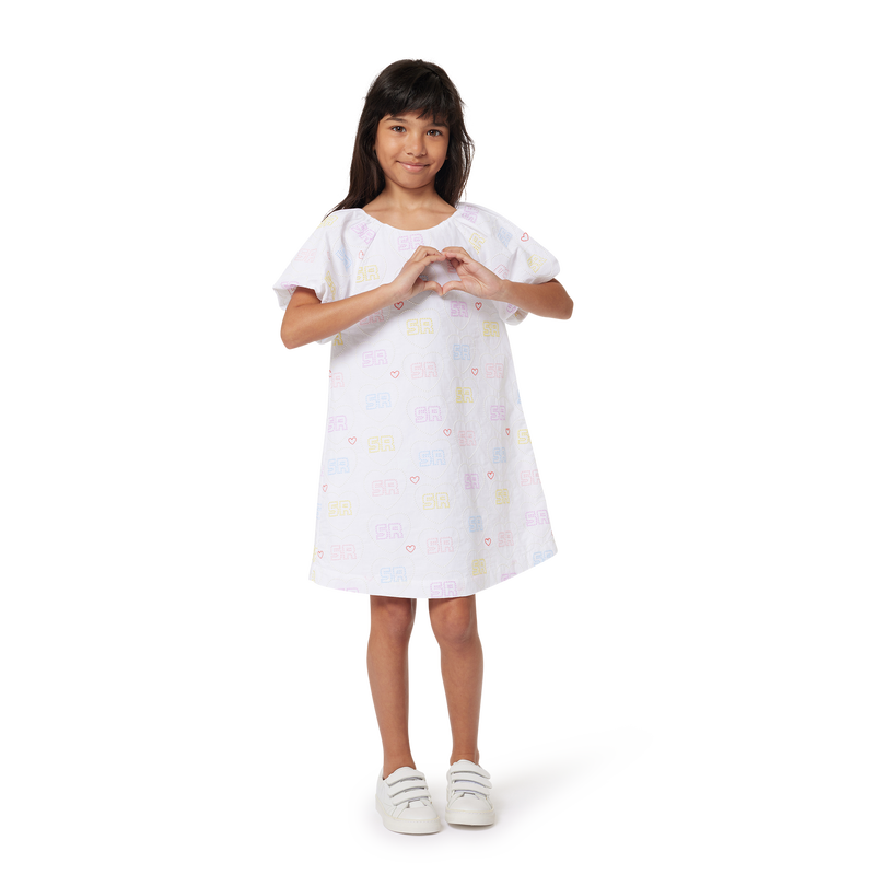 Vestido de percal bordado SONIA RYKIEL 
                    GIRL