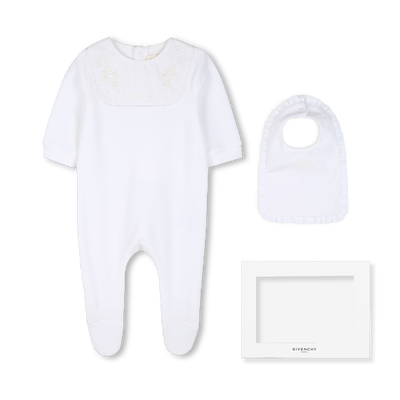 Conjunto de pijama e babador GIVENCHY GIRL