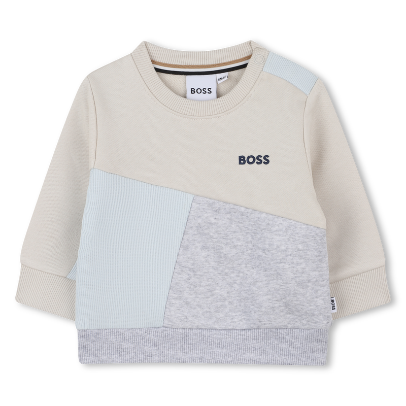 Moletom com gola redonda BOSS 
                    BOY