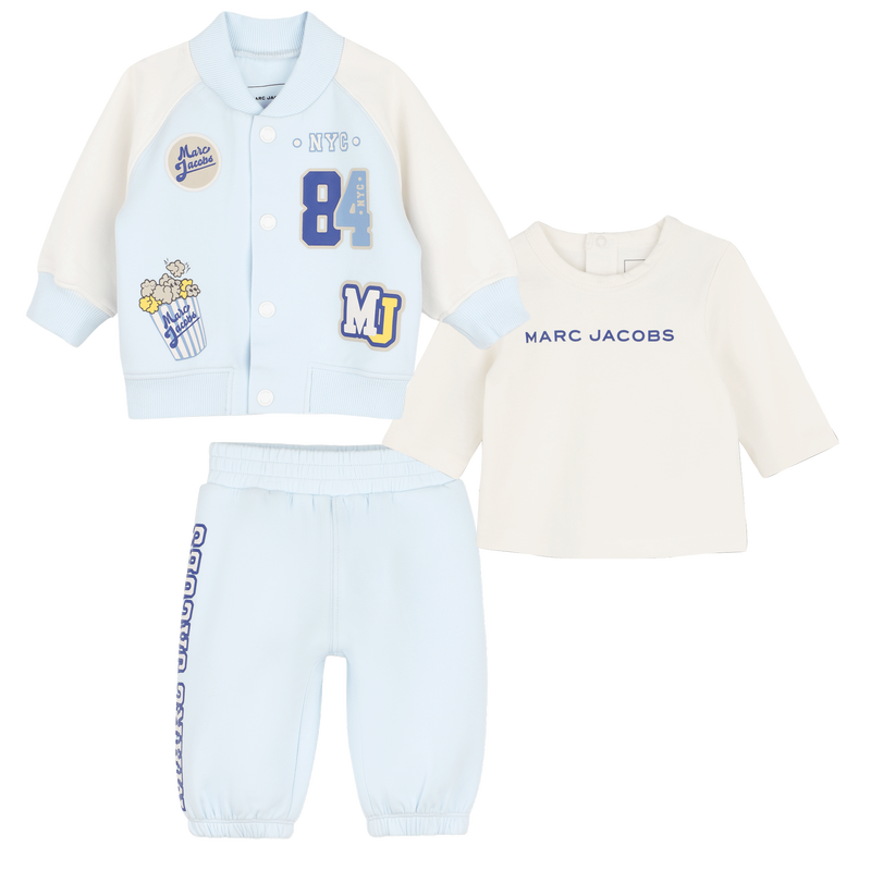 Conjunto de cal&ccedil;a, cardig&atilde; e camiseta MARC JACOBS 
                        UNISSEXO