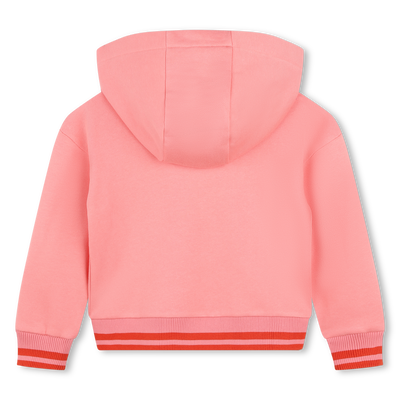 Sweatshirt moletão com fecho KENZO KIDS GIRL