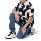Jeans com cintura ajust&aacute;vel DKNY 
                    UNISEX
