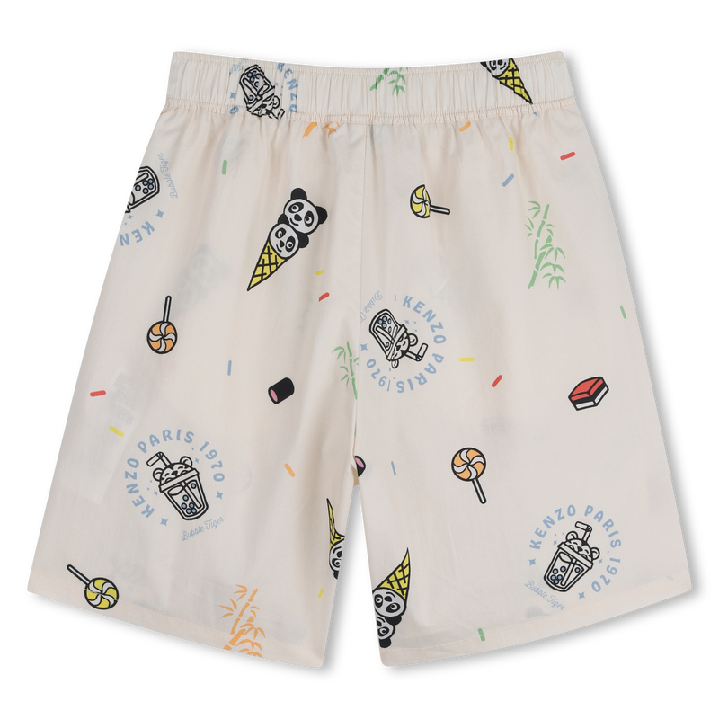 CAL&Ccedil;&Otilde;ES POPLIN BERMUDA KENZO KIDS 
                        BOY