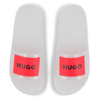 Chinelos com log&oacute;tipo HUGO 
                    GIRL