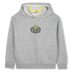 Camisola com capuz polar, GRIS CHINE, hi-res