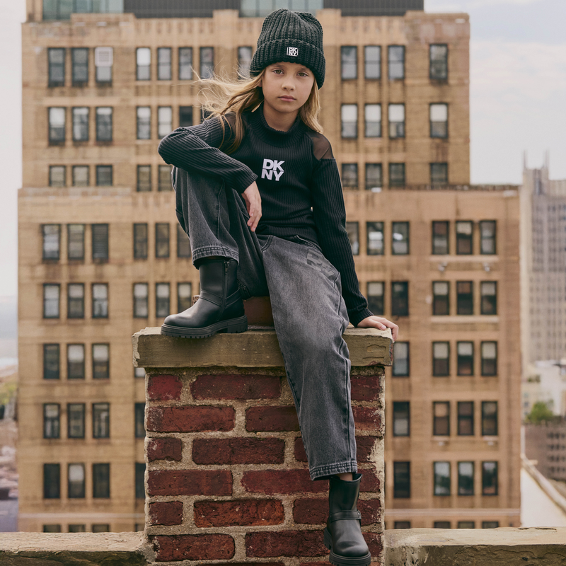 Gorro de malha DKNY 
                    GIRL