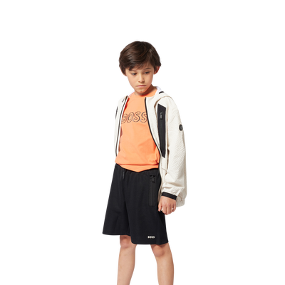 Bermudas jogging com log&oacute;tipo BOSS BOY