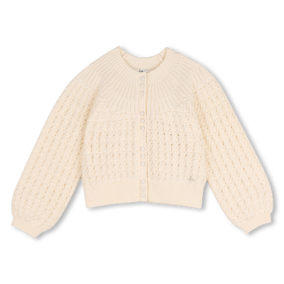 Cardigan de tric&ocirc; CHLOE MENINA