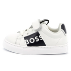 Sapatilhas de pele com velcro BOSS 
                    BOY
