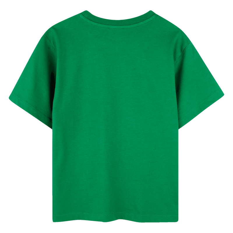 T-shirt com emblema e bordado KENZO KIDS 
                        GIRL