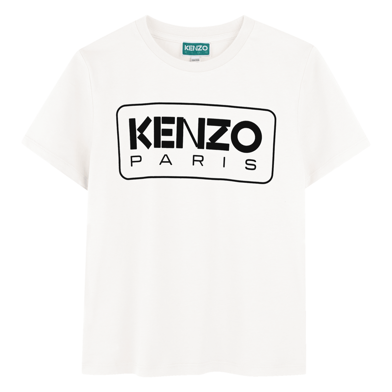 T-shirt manga curta em algod&atilde;o KENZO KIDS 
                        BOY