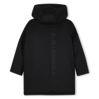 Parka com capuz KARL LAGERFELD KIDS 
                    BOY