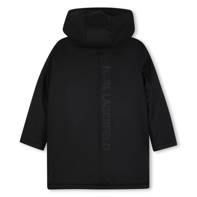 Parka com capuz KARL LAGERFELD KIDS 
                        BOY
