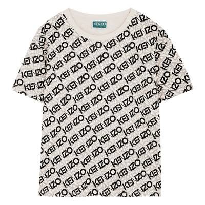 T-shirt em algodão estampado KENZO KIDS BOY