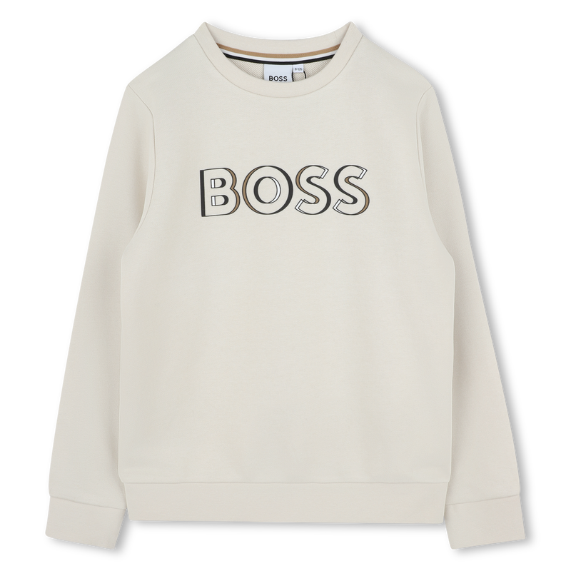 Sweatshirt em molet&atilde;o BOSS 
                        BOY