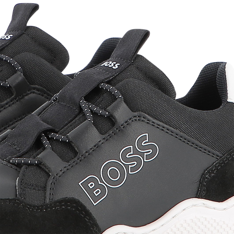 T&ecirc;nis sint&eacute;tico e de lona BOSS 
                        BOY