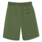 Cal&ccedil;&otilde;es bermudas de algod&atilde;o KARL LAGERFELD KIDS 
                    BOY