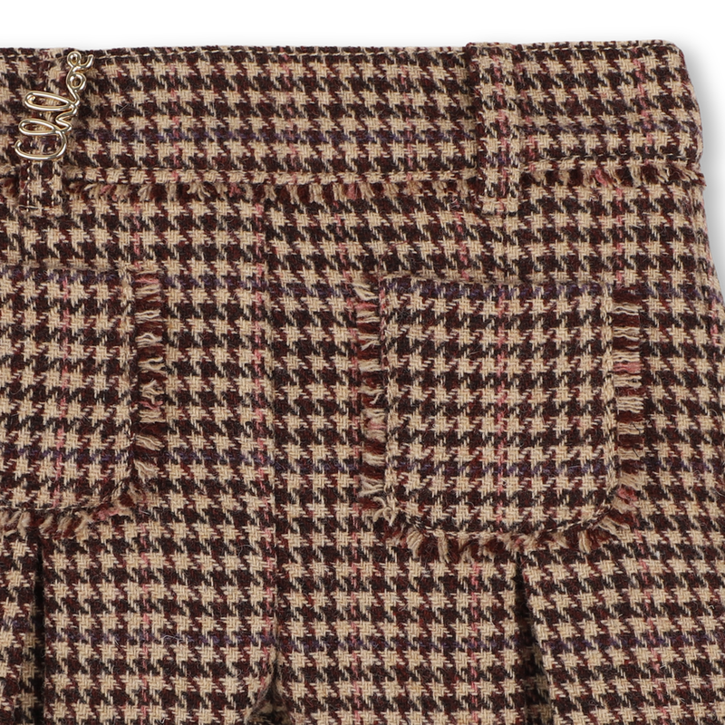 Short xadrez CHLOE 
                        MENINA