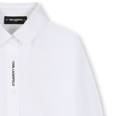 Camisa de manga longa KARL LAGERFELD KIDS MENINA