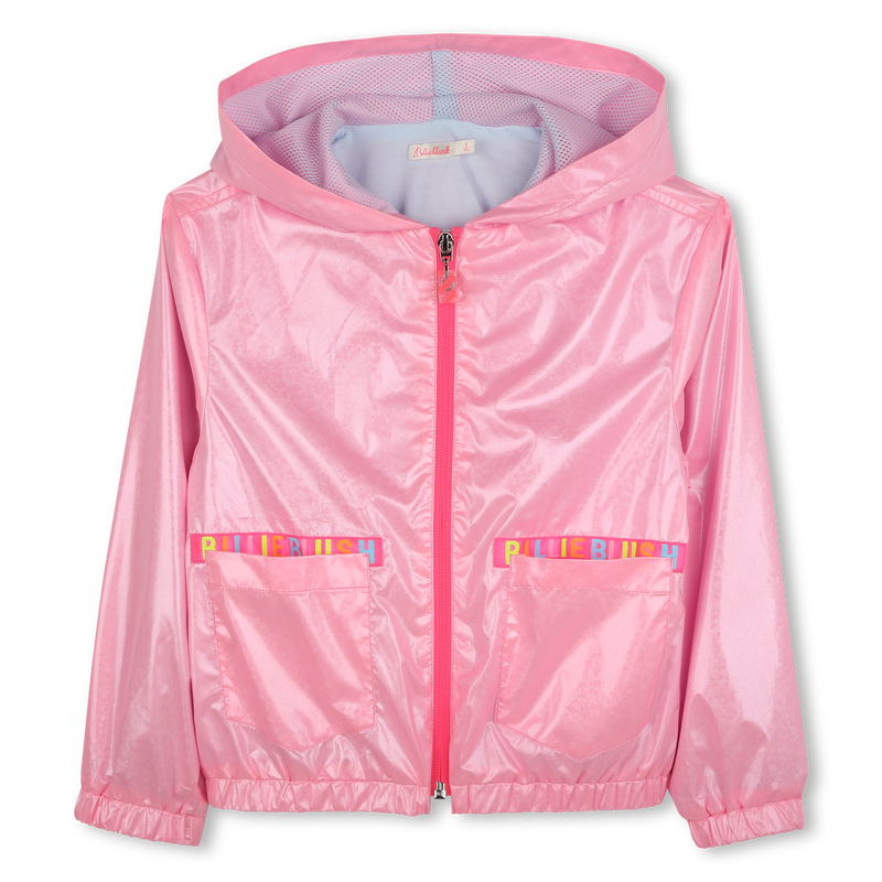 Hooded zip-up windbreaker BILLIEBLUSH 
                    GIRL