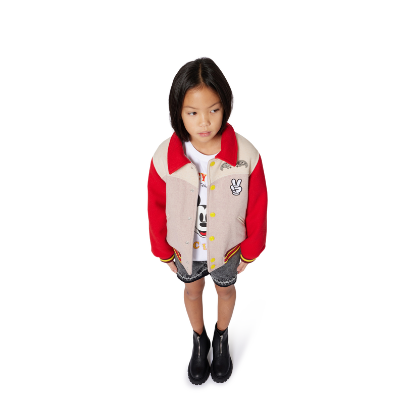 Jaqueta de tecido de l&atilde; MARC JACOBS 
                        GIRL