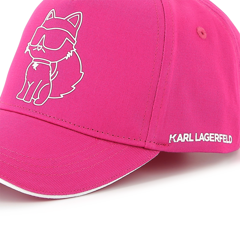 Bon&eacute; ajust&aacute;vel de algod&atilde;o KARL LAGERFELD KIDS 
                        GIRL