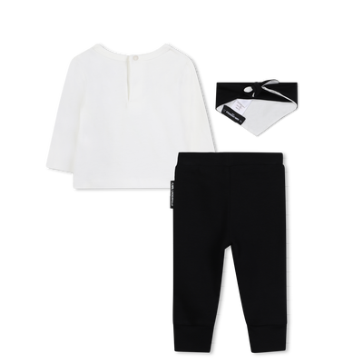 Conjunto de camiseta, cueca samba-canção e cacheco KARL LAGERFELD KIDS BOY